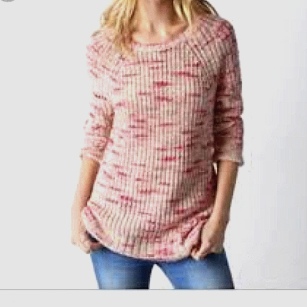 American Eagle Knit Jeggings sweater size XL red and white oversized wool